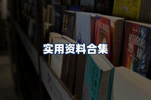 实用PDF资料展示